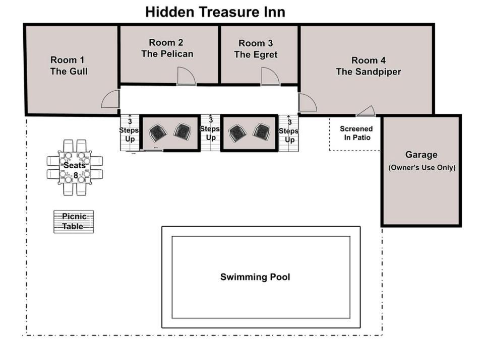 The Pelican Hidden Treasure Inn Room 2 By Bryant Real Estate Kure Beach Kültér fotó